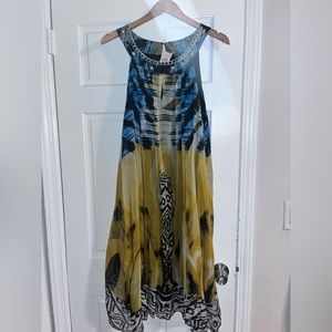 Colorful flowy dress!! Perfect for summer time